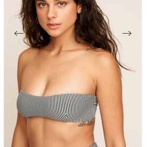 ZONARCH Bikini Coco Top in Stripe NWT